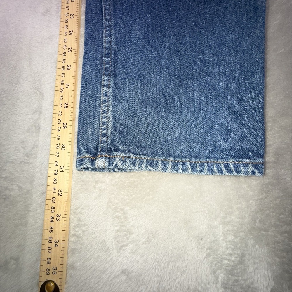 LL Bean Jeans Mens 32x31 Blue Classic Fit Denim Straight Leg 100% Cotton Pants - Picture 8 of 13